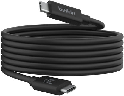 Καλώδιο Δεδομένων και Φόρτισης USB-C - USB-C Belkin Connect, 240W, 2m, Μαύρο INZ004bt2MBK