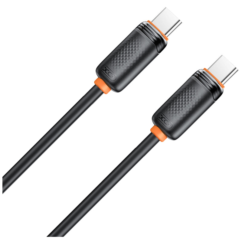 Καλώδιο Δεδομένων και Φόρτισης USB-C - USB-C XO Design NB-Q302B, 60W, 1μ, Μαύρο