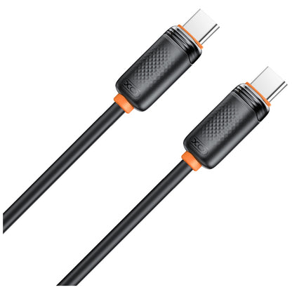 Καλώδιο Δεδομένων και Φόρτισης USB-C - USB-C XO Design NB-Q302B, 60W, 1μ, Μαύρο