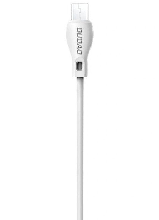 Καλώδιο Δεδομένων και Φόρτισης USB-A - microUSB Dudao L4M, 18W, 1μ, Λευκό