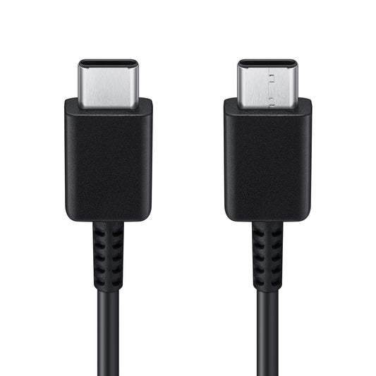 Καλώδιο δεδομένων και φόρτισης USB-C - USB-C Samsung EP-DA705, 25W, 1m, μαύρο EP-DA705BBEGWWWW