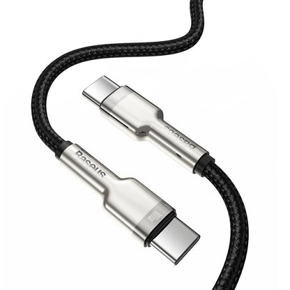Καλώδιο Δεδομένων και Φόρτισης USB-C - USB-C Baseus Cafule, 100W, 2m, Μαύρο CATJK-D01