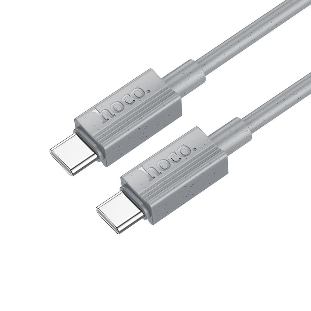 Καλώδιο Δεδομένων και Φόρτισης USB-C - USB-C HOCO X107, 60W, 1m, Γκρι