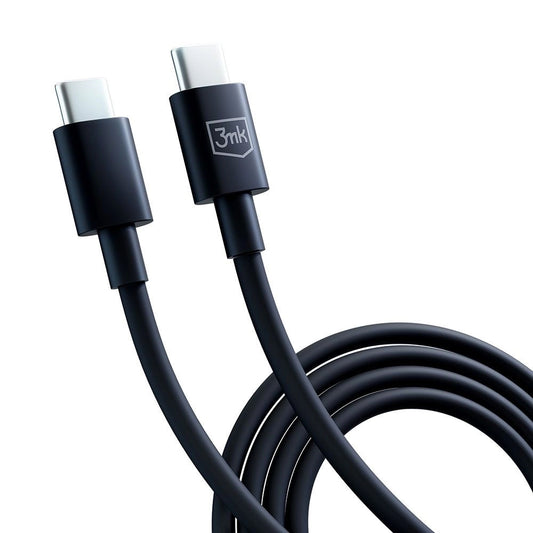 Καλώδιο Δεδομένων και Φόρτισης USB-C - USB-C 3MK Hyper, 100W, 1.2m, Μαύρο