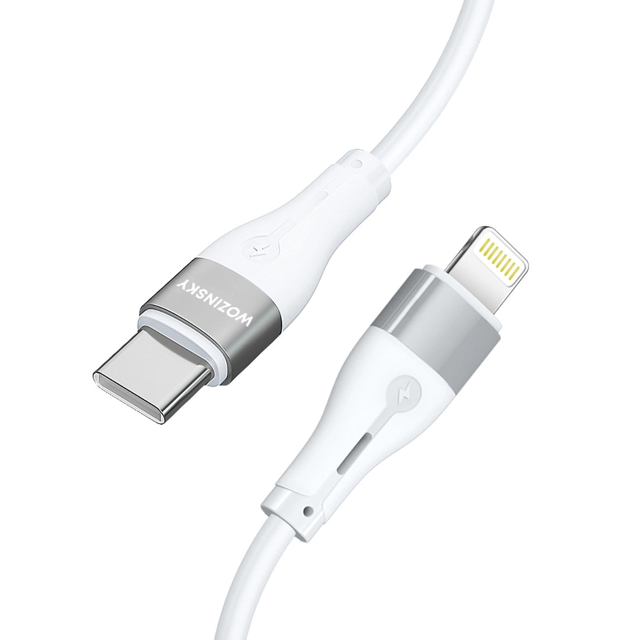 Καλώδιο Δεδομένων και Φόρτισης USB-C - Lightning WZK WSTCL1, 27W, 1m, Λευκό