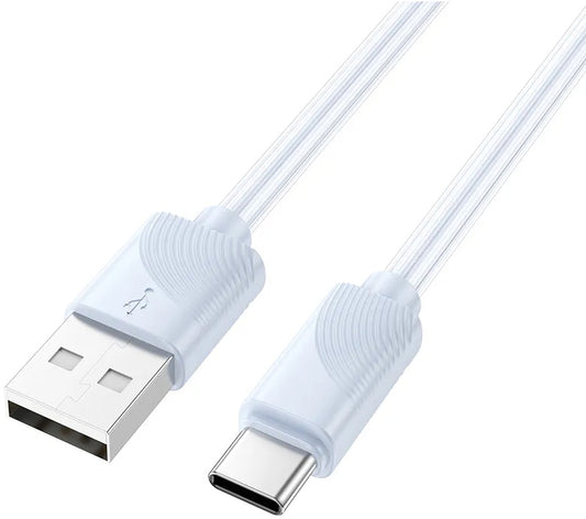 Καλώδιο Δεδομένων και Φόρτισης USB-A - USB-C HOCO X114, 18W, 1m, Μπλε