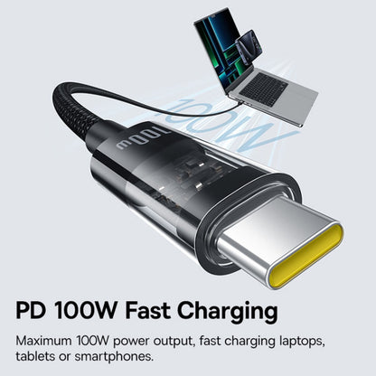 Καλώδιο Δεδομένων και Φόρτισης USB-C - USB-C Baseus Gem, 100W, 1m, Μαύρο P10373000111-00