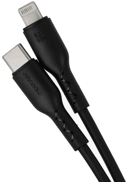 Καλώδιο Δεδομένων και Φόρτισης USB-C - Lightning Joyroom SA26-CL3, 30W, 1m, Μαύρο