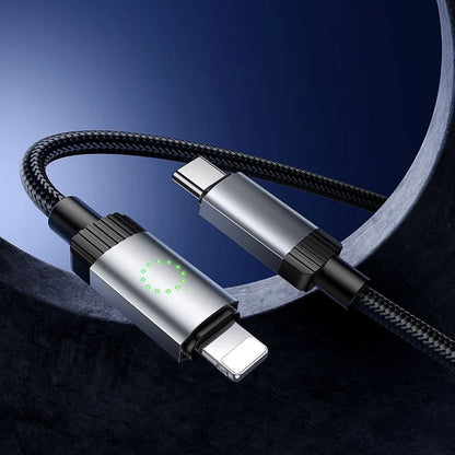 USB-C to Lightning Data and Charging Cable HOCO X117, 27W, 1m, Black