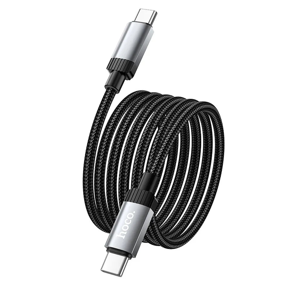 Καλώδιο Δεδομένων και Φόρτισης USB-C - USB-C HOCO X117, 60W, 1m, Μαύρο