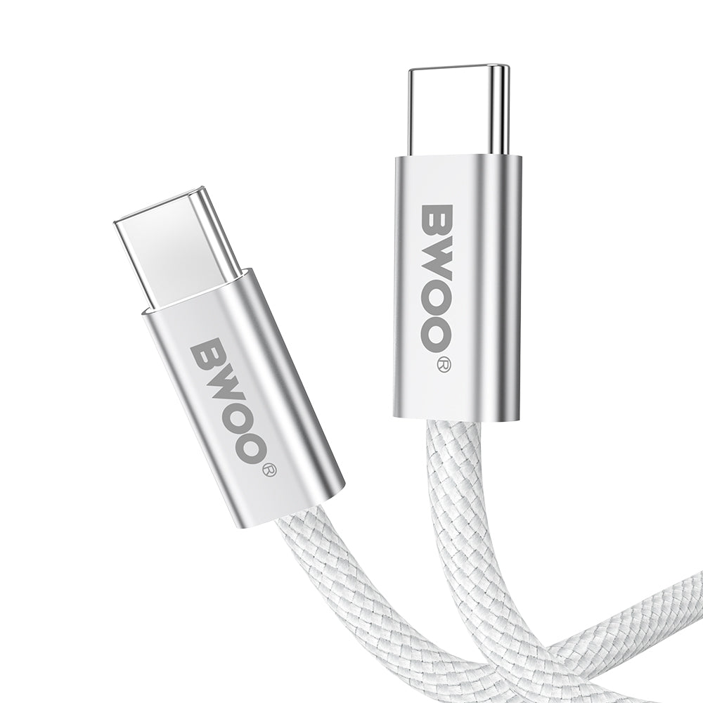 USB-C Data and Charging Cable - USB-C BWOO BO-X317C, 240W, 1m, White