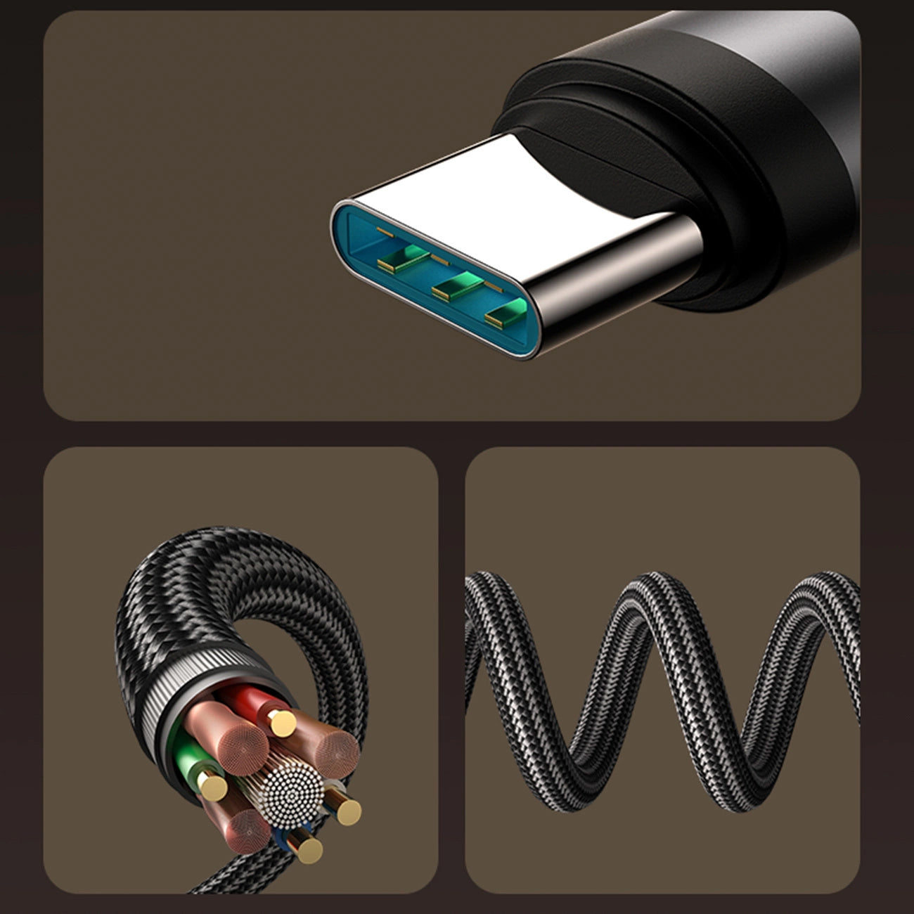 Καλώδιο Δεδομένων και Φόρτισης USB-C - USB-C Joyroom S-A56 EnjoyX Angled, 60W, 1.2m, Μαύρο