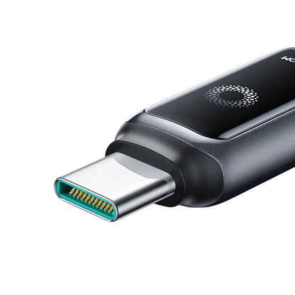 Καλώδιο Δεδομένων και Φόρτισης USB-C - USB-C Joyroom S-A55 StarFlight Display, 100W, 1.2m, Μαύρο