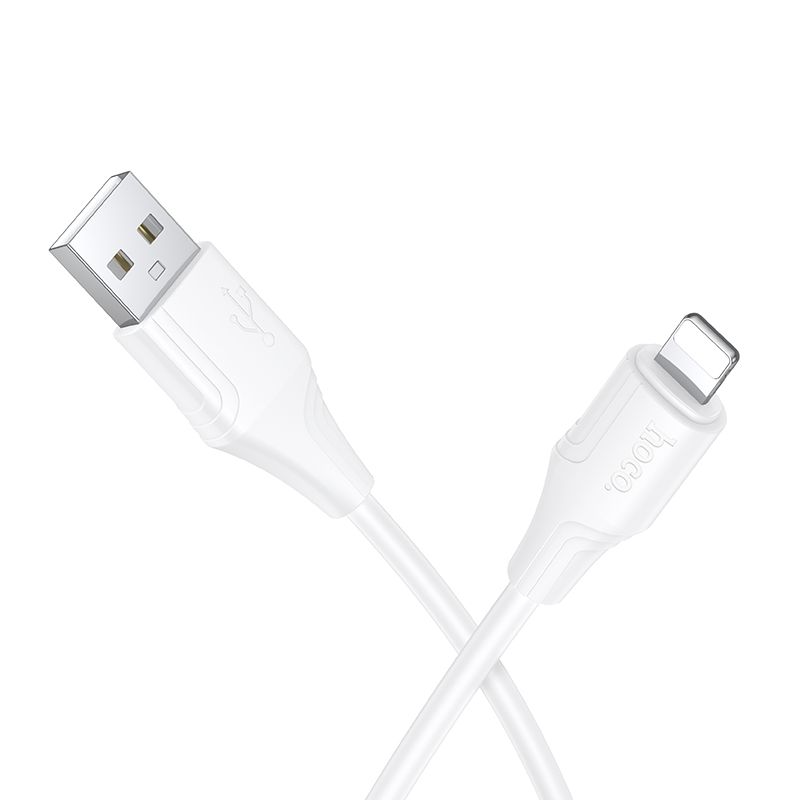 Καλώδιο Δεδομένων και Φόρτισης USB-A - Lightning HOCO X124, 18W, 1m, Λευκό