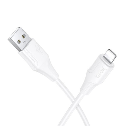 Καλώδιο Δεδομένων και Φόρτισης USB-A - Lightning HOCO X124, 18W, 1m, Λευκό