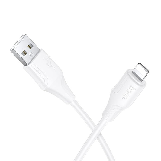 Καλώδιο Δεδομένων και Φόρτισης USB-A - Lightning HOCO X124, 18W, 1m, Λευκό