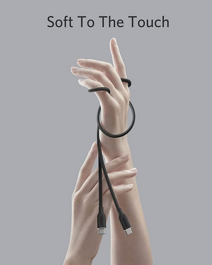 Καλώδιο Δεδομένων και Φόρτισης USB-C - USB-C Anker PowerLine III, 100W, 0.9m, Μαύρο A8552H11