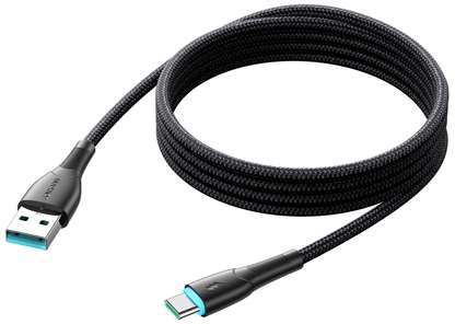 Καλώδιο Δεδομένων και Φόρτισης USB-A - USB-C Joyroom S-A32, 18W, 1m, Μαύρο