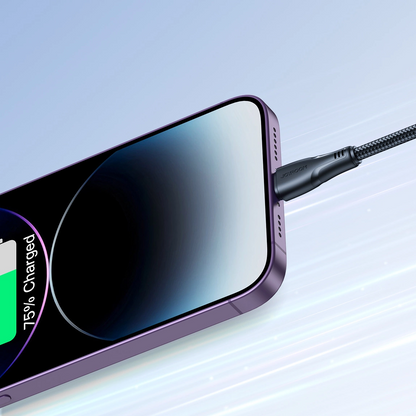 Καλώδιο Δεδομένων και Φόρτισης USB-A - Lightning Joyroom S-A11, 18W, 1.2m, Μαύρο