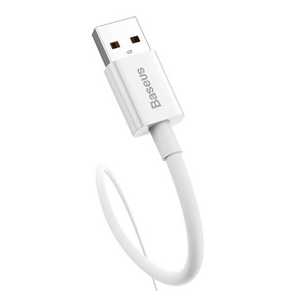 Καλώδιο Δεδομένων και Φόρτισης USB-A - USB-C Baseus Superior Series, 100W, 1m, Λευκό P10320102214-01