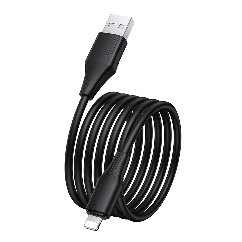 USB-A to Lightning Data and Charging Cable HOCO X124, 18W, 1m, Black