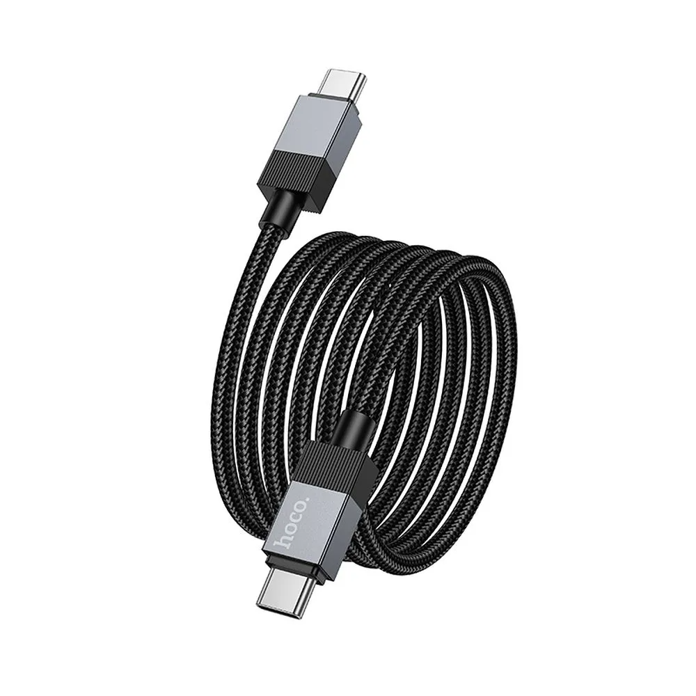 Καλώδιο Δεδομένων και Φόρτισης USB-C - USB-C HOCO X110, 60W, 1μ, Μαύρο