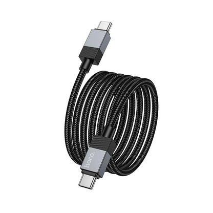 Καλώδιο Δεδομένων και Φόρτισης USB-C - USB-C HOCO X110, 60W, 1μ, Μαύρο