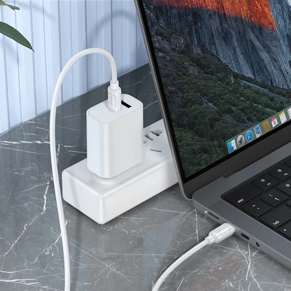 USB-C Data and Charging Cable - USB-C HOCO X115, 240W, 1m, White