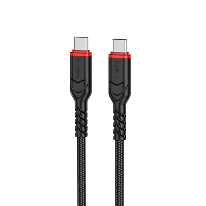 USB-C Data and Charging Cable - USB-C HOCO X59 Victory, 60W, 3m, Black