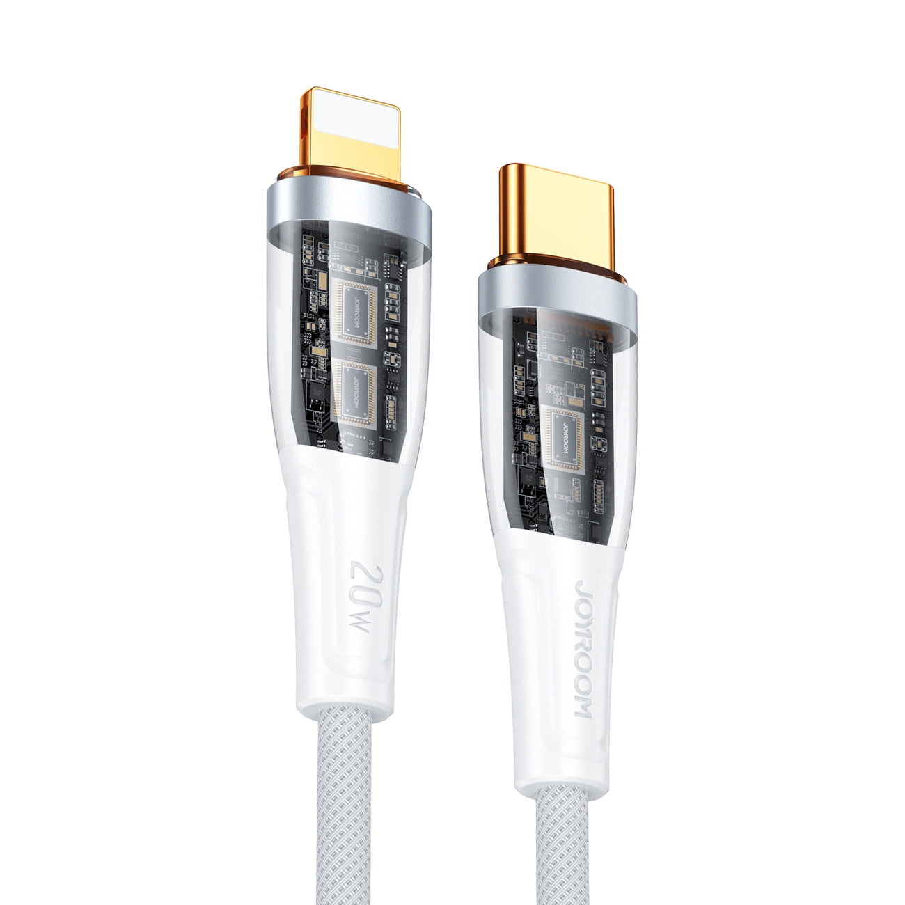 USB-C to Lightning Data and Charging Cable Joyroom S-CL020A3, 20W, 1.2m, White
