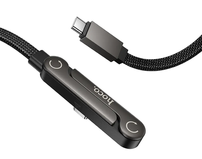 USB-C Data and Charging Cable - USB-C HOCO U150 Exquisite, 60W, 1.2m, Black