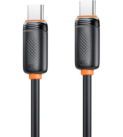 Καλώδιο Δεδομένων και Φόρτισης USB-C - USB-C XO Design NB-Q302B, 60W, 1μ, Μαύρο