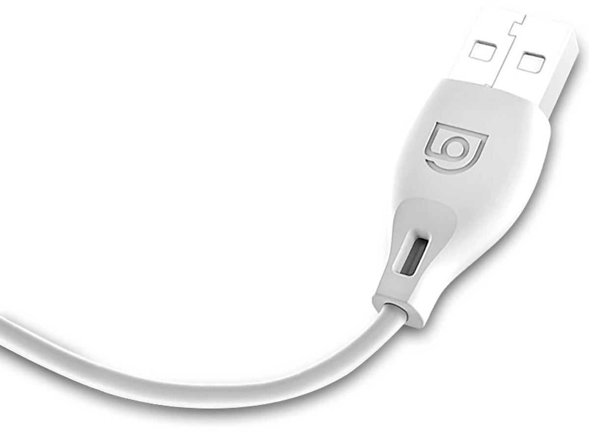 USB-A to microUSB Data and Charging Cable Dudao L4M, 18W, 1m, White