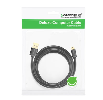 Καλώδιο Δεδομένων και Φόρτισης USB-A - miniUSB UGREEN US132, 2m, Μαύρο