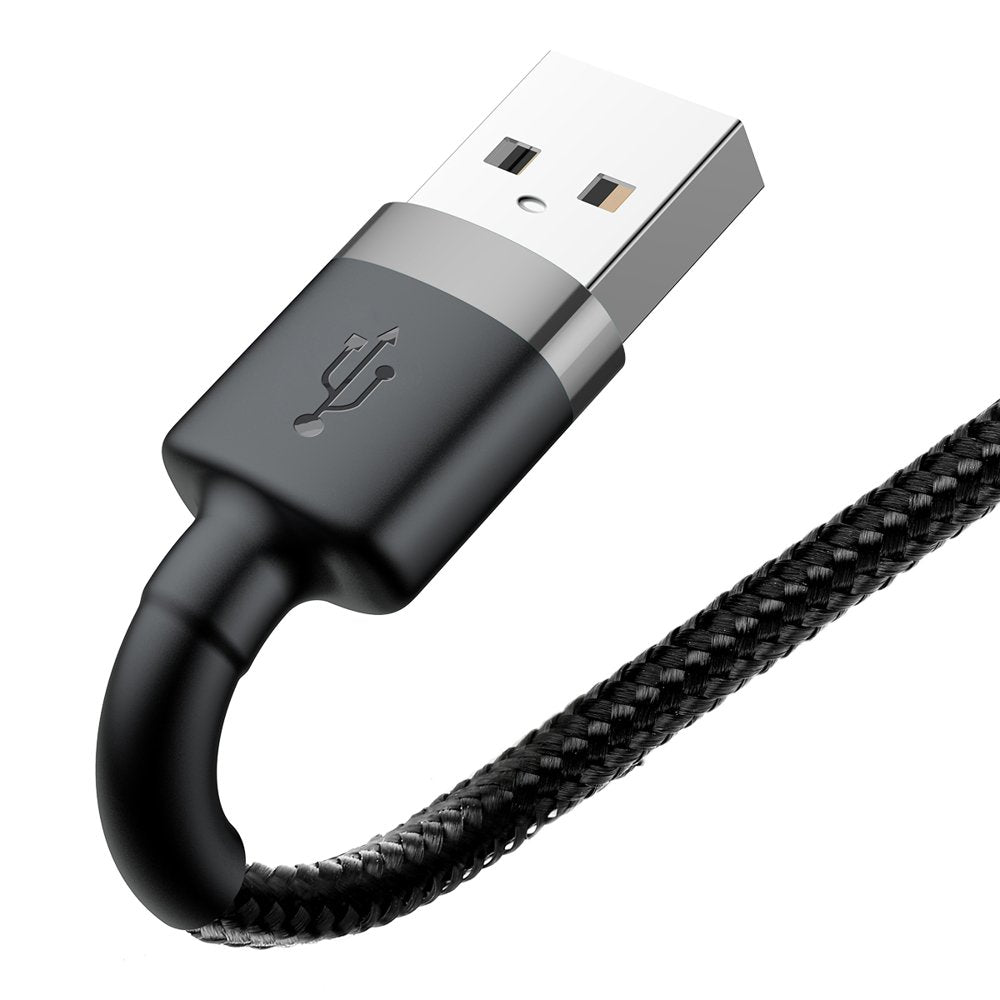 Καλώδιο Δεδομένων και Φόρτισης USB-A - Lightning Baseus Cafule, 18W, 3m, Γκρι CALKLF-RG1