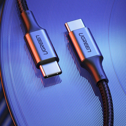 Καλώδιο Δεδομένων και Φόρτισης USB-C - USB-C UGREEN US316, 100W, 2m, Γκρι