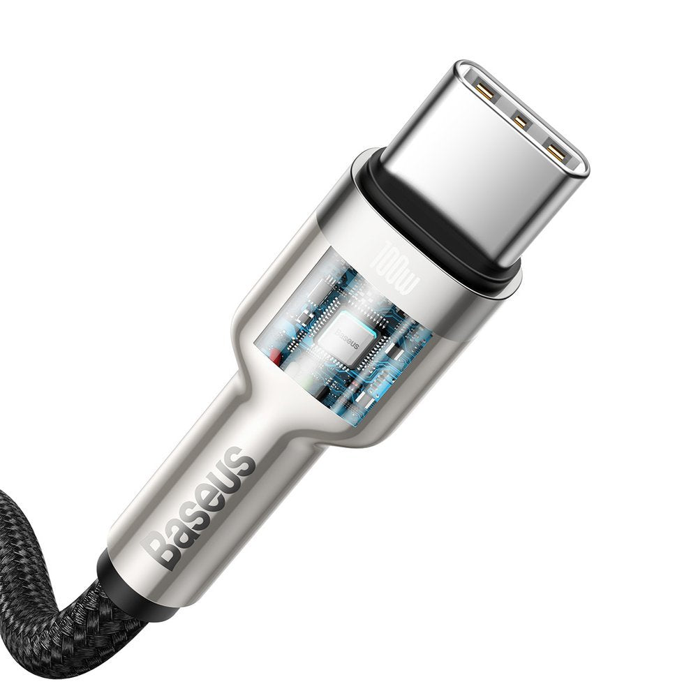 Καλώδιο Δεδομένων και Φόρτισης USB-C - USB-C Baseus Cafule, 100W, 2m, Μαύρο CATJK-D01