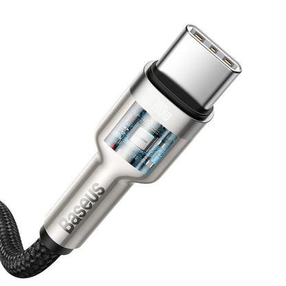 Καλώδιο Δεδομένων και Φόρτισης USB-C - USB-C Baseus Cafule, 100W, 2m, Μαύρο CATJK-D01