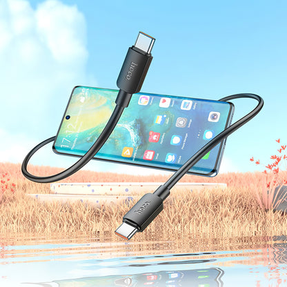 Καλώδιο Δεδομένων και Φόρτισης USB-C - USB-C HOCO X96, 100W, 1m, Μαύρο