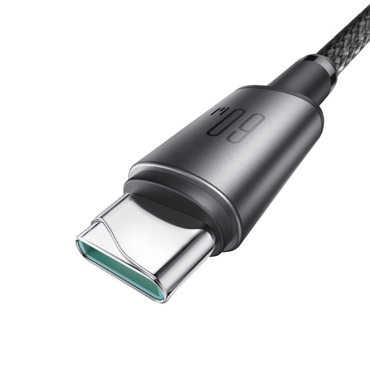 Καλώδιο Δεδομένων και Φόρτισης USB-C - USB-C Joyroom S-A50, 60W, 1.2m, Γκρι