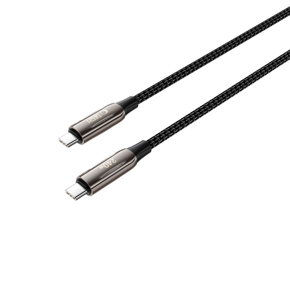 Καλώδιο Δεδομένων και Φόρτισης USB-C - USB-C Tech-Protect UB10T Ultraboost, 240W, 1m, Μαύρο