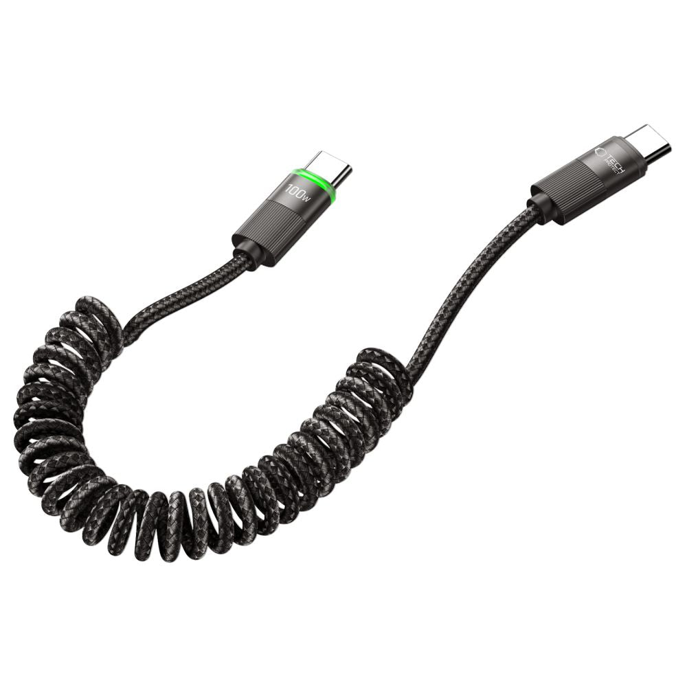 Καλώδιο Δεδομένων και Φόρτισης USB-C - USB-C Tech-Protect UB20T Ultraboost, 100W, 1.8m, Μαύρο