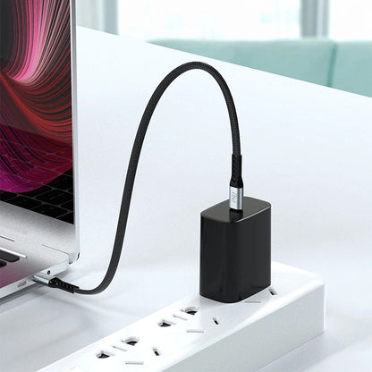 Καλώδιο Δεδομένων και Φόρτισης USB-C - USB-C Dudao L10C, 100W, 0.23m, Μαύρο