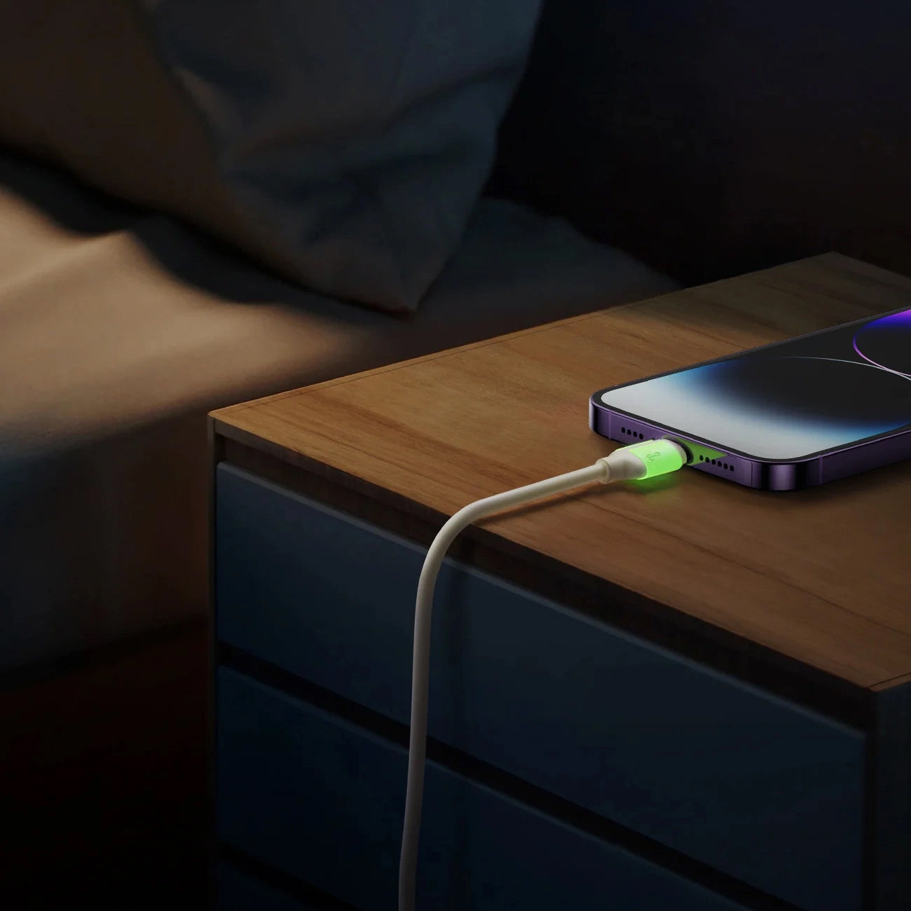 Καλώδιο Δεδομένων και Φόρτισης USB-C - Lightning Joyroom S-A53, 30W, 1.2m, Μπεζ