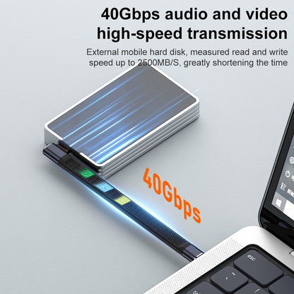 USB-C Data and Charging Cable - USB-C OEM Angled 8K Video, 240W, 0.15m, Black
