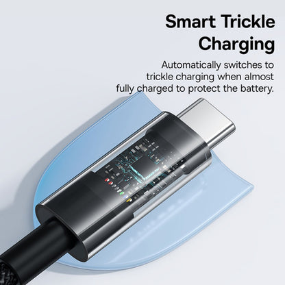 Καλώδιο Δεδομένων και Φόρτισης USB-C - USB-C Baseus Gem, 100W, 1m, Μαύρο P10373000111-00