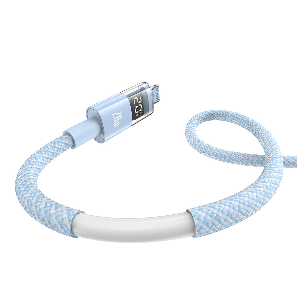Καλώδιο Δεδομένων και Φόρτισης USB-C - USB-C Baseus Display 2, 100W, 1m, Μπλε P10382702311-00