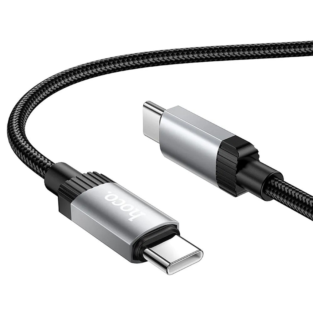 Καλώδιο Δεδομένων και Φόρτισης USB-C - USB-C HOCO X117, 60W, 1m, Μαύρο