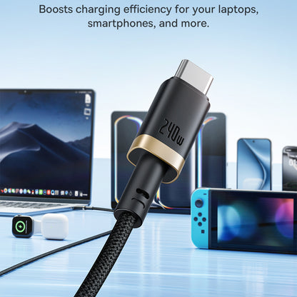 USB-C Data and Charging Cable - USB-C Baseus Dura Series, 240W, 1m, Red P10377803U03-01