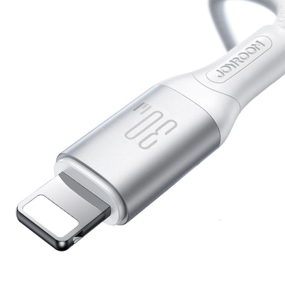 Καλώδιο Δεδομένων και Φόρτισης USB-C - Lightning Joyroom S-A28 Flash, 30W, 1m, Λευκό